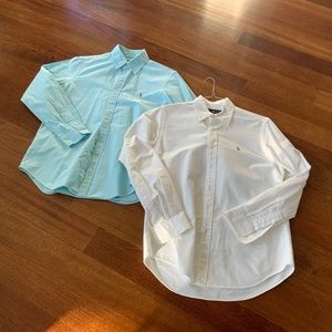 Polo by Ralph Lauren long sleeve button down shirts set of 2 size MEDIUM